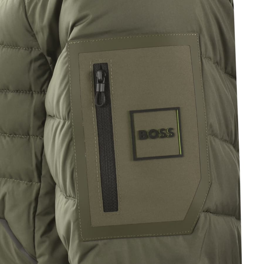 Image number 4 for BOSS Urbanex Jacket Open Green