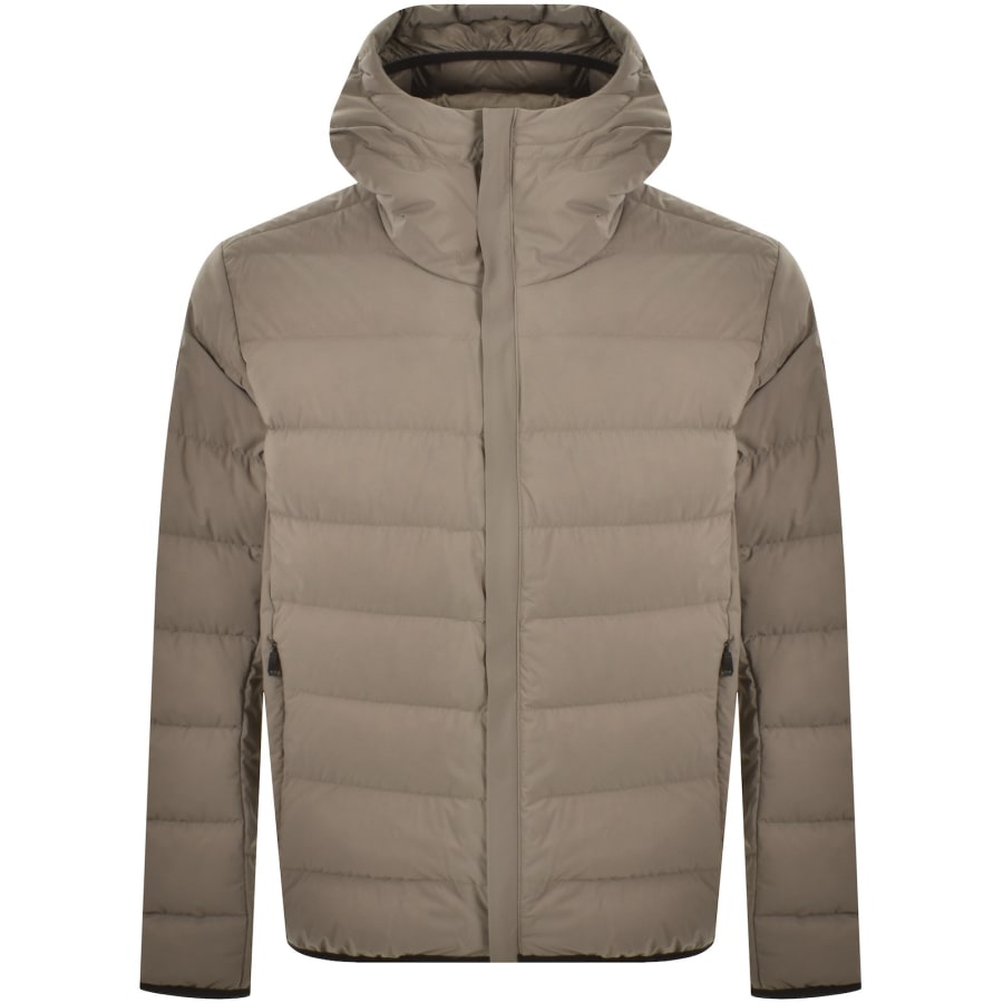 Image number 2 for BOSS Riplite Down Jacket Brown