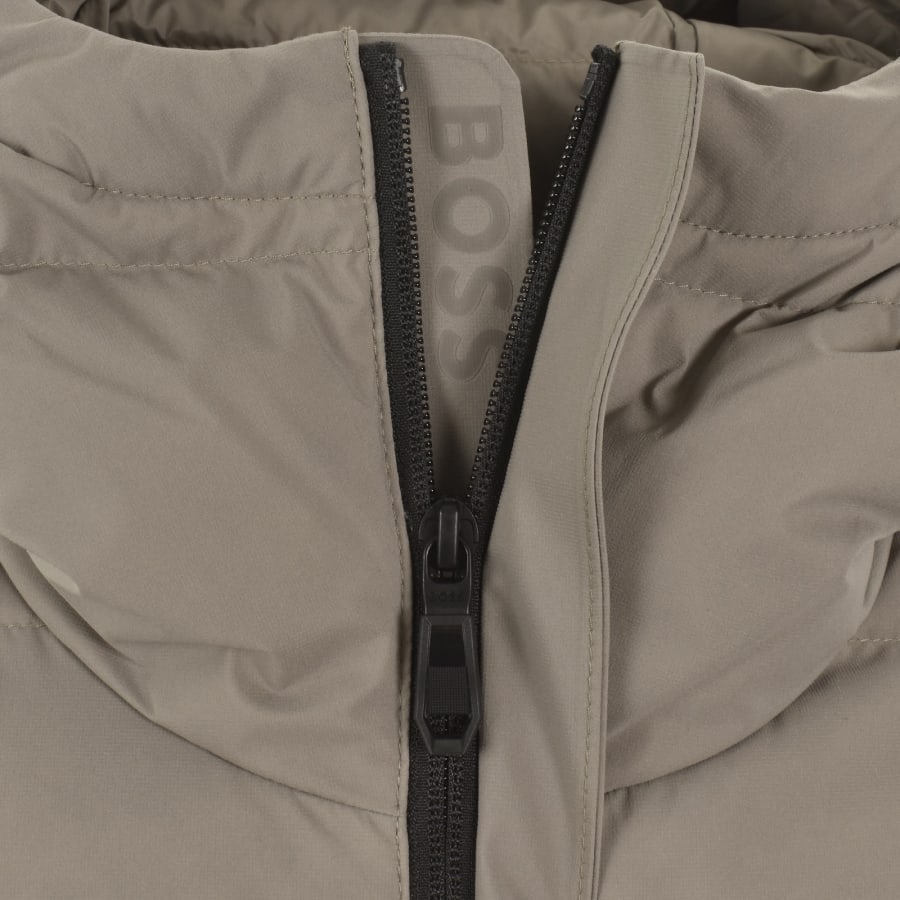 Image number 5 for BOSS Riplite Down Jacket Brown