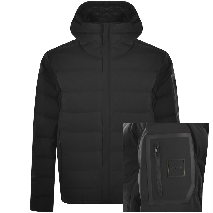 Image number 1 for BOSS Riplite Down Jacket Black