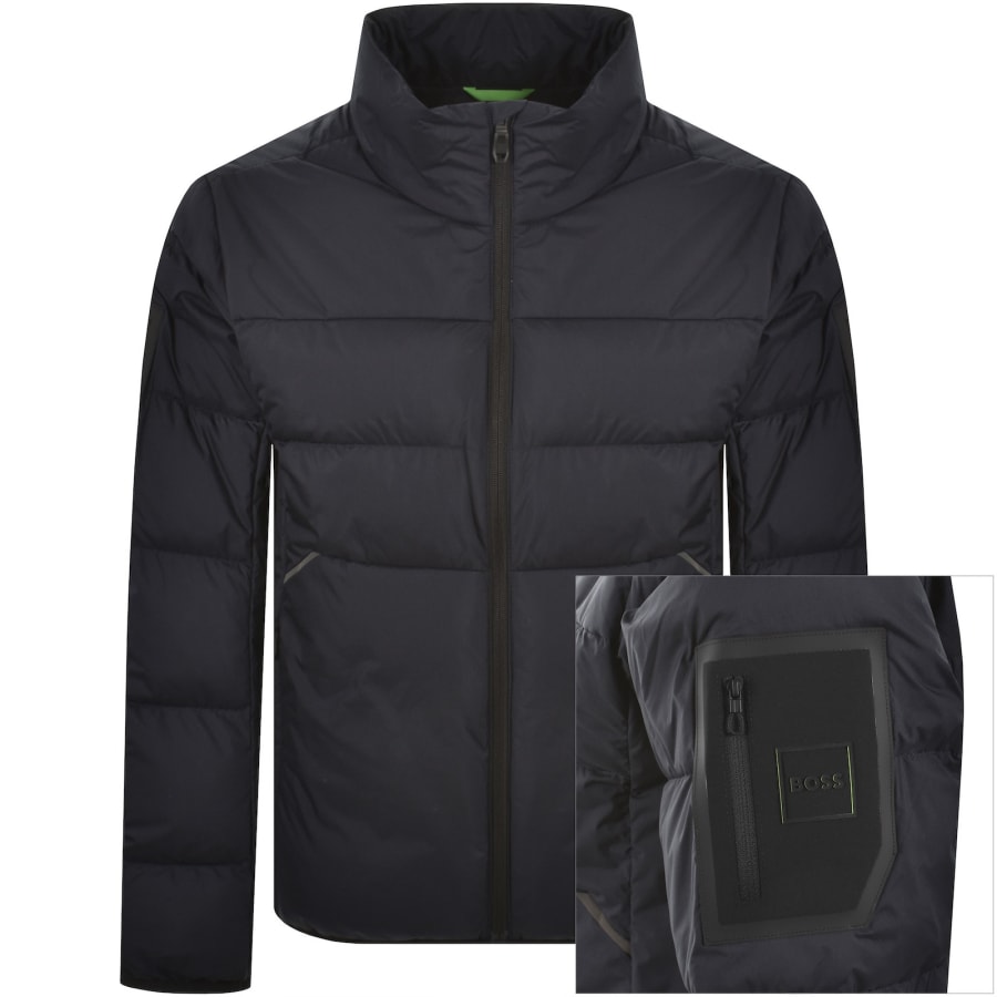 Image number 1 for BOSS Urbanex Puffer Jacket Dark Blue