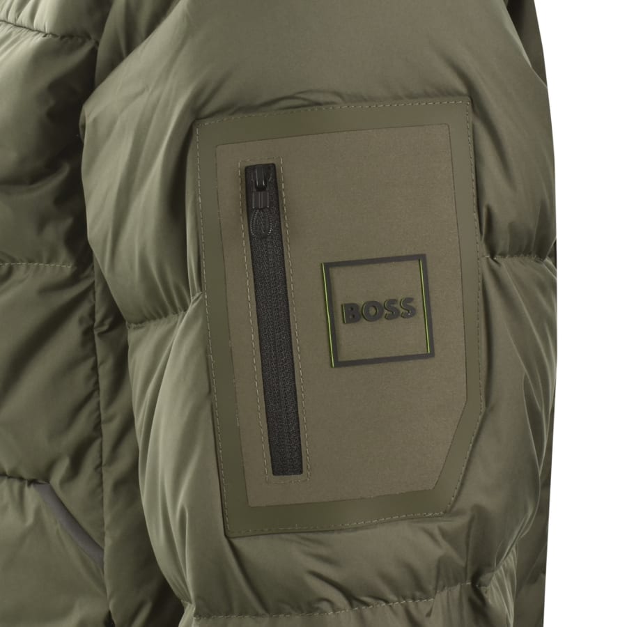 Image number 4 for BOSS Urbanex Puffer Jacket Green