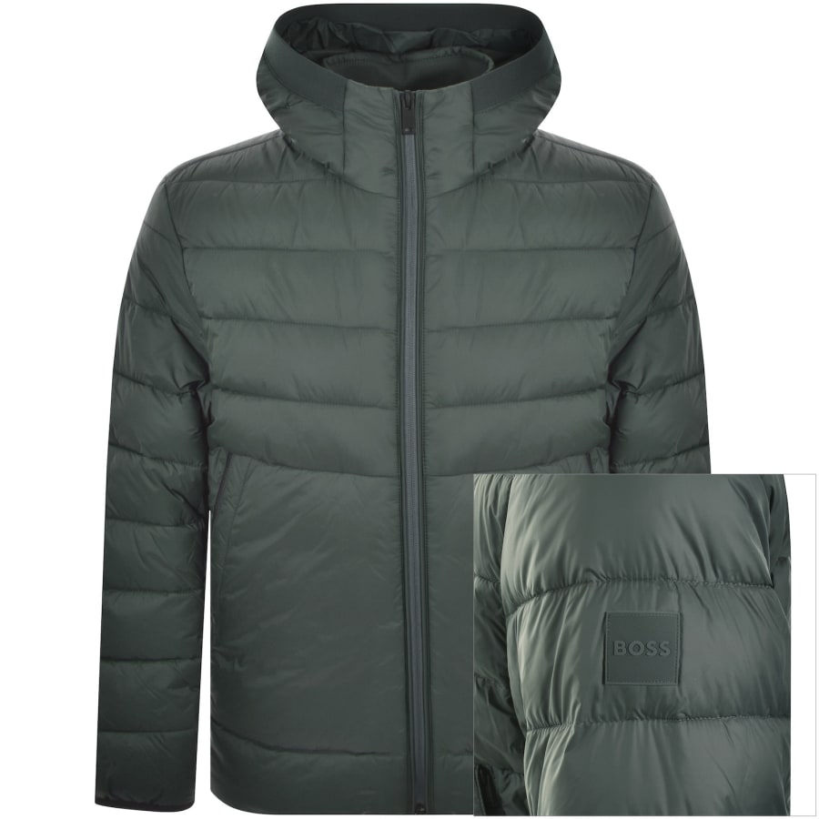 Image number 1 for BOSS Odenni Jacket Open Green