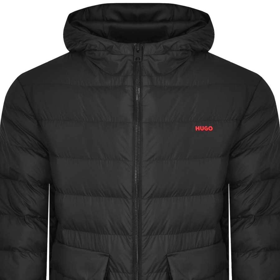 Image number 2 for HUGO Matia Parka Jacket Black