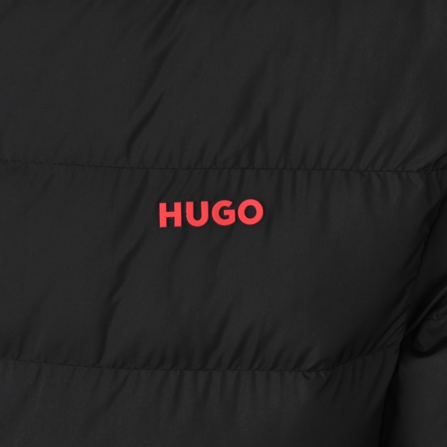 Image number 3 for HUGO Matia Parka Jacket Black