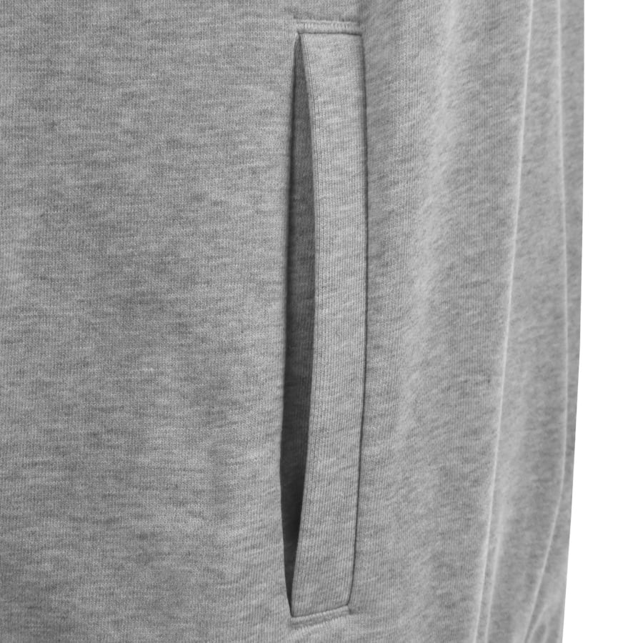 Image number 5 for Tommy Hilfiger Quarter Zip Fleece Sweatshirt Grey