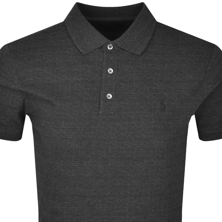Image number 2 for Ralph Lauren Knit Polo T Shirt Grey