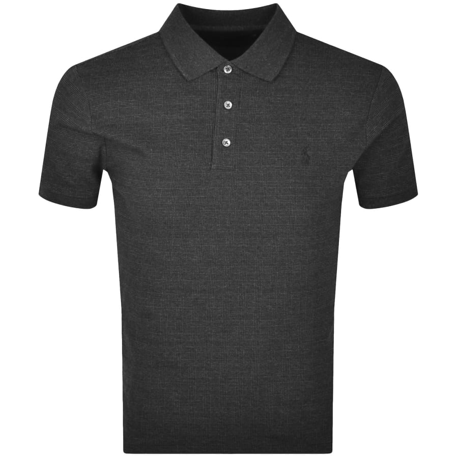 Image number 1 for Ralph Lauren Knit Polo T Shirt Grey