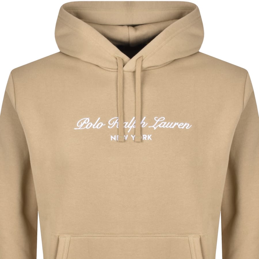 Image number 2 for Ralph Lauren Pullover Hoodie Khaki