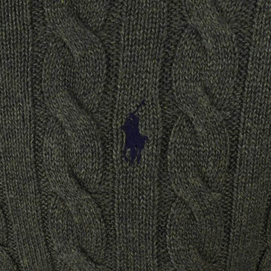 Image number 3 for Ralph Lauren Driver Crew Neck Knit Jumper Green