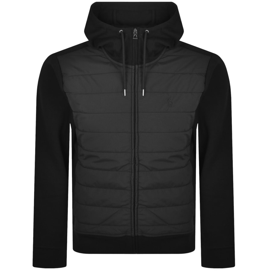 Image number 1 for Ralph Lauren Hybrid Quilted Jacket Black