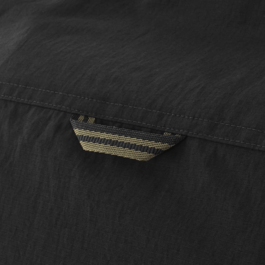 Image number 5 for Fred Perry Ripstop Pocket Overshirt Black