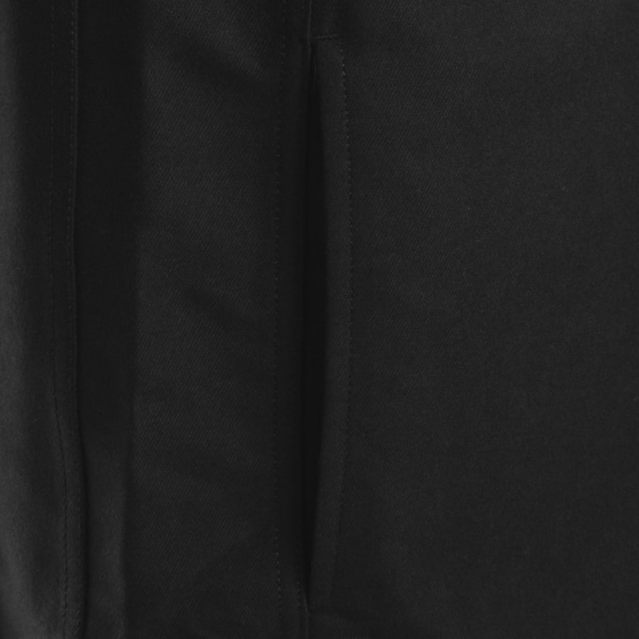 Image number 5 for Fred Perry Brushed Twill Overshirt Black