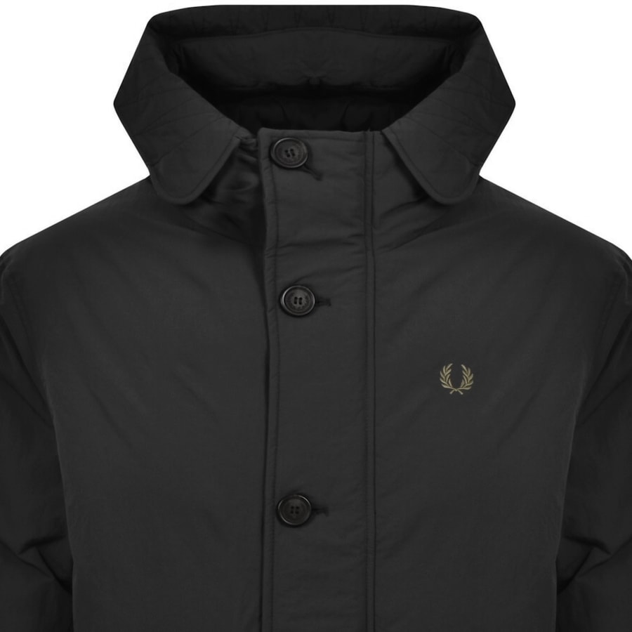 Image number 2 for Fred Perry Padded Parka Black
