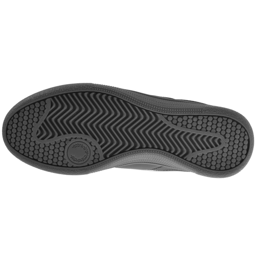 Image number 5 for Fred Perry Leather Tennis Trainers Black