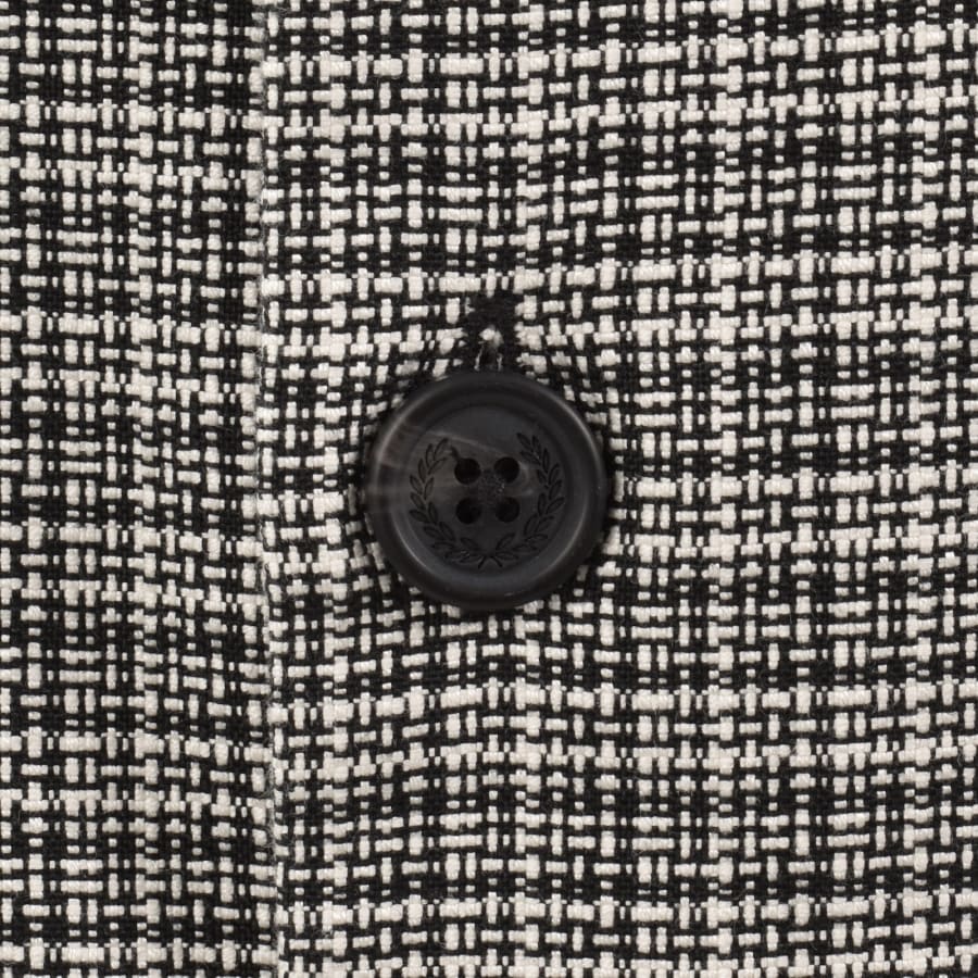 Image number 4 for Fred Perry Textured Overshirt Black