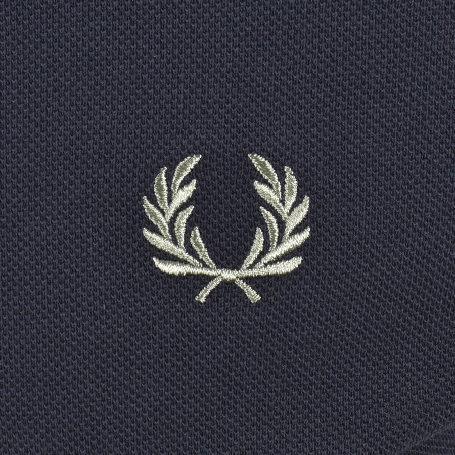 Image number 3 for Fred Perry Twin Tipped Polo T Shirt Navy