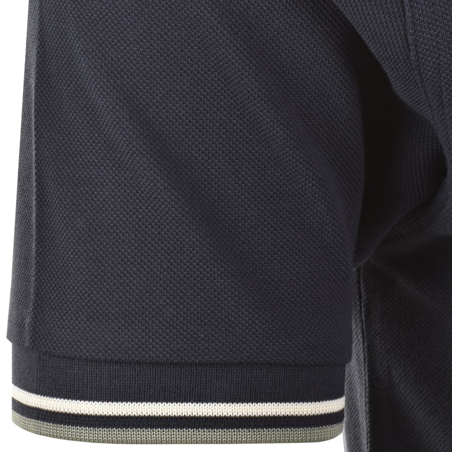 Image number 5 for Fred Perry Twin Tipped Polo T Shirt Navy