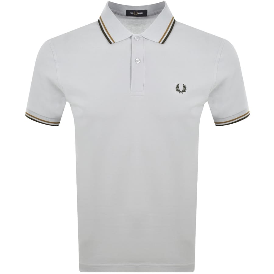 Image number 1 for Fred Perry Twin Tipped Polo T Shirt Blue