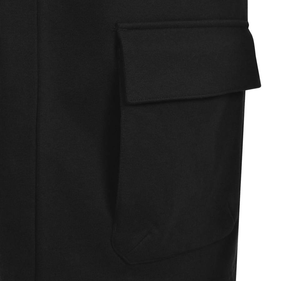 Image number 5 for Fred Perry Quarter Zip Smock Hoodie Black