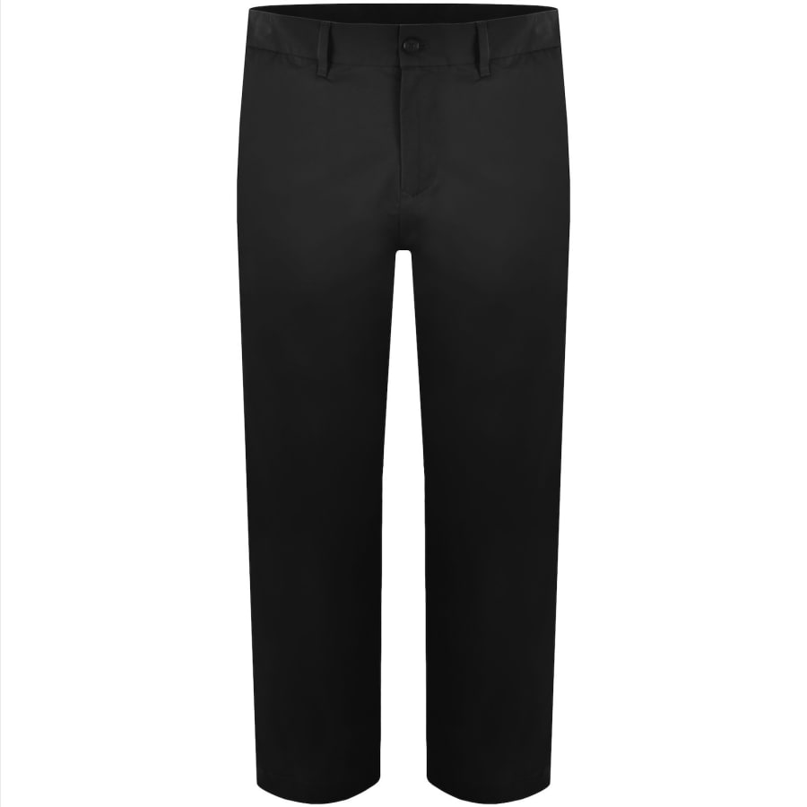 Image number 2 for Fred Perry Slim Fit Twill Trousers Black
