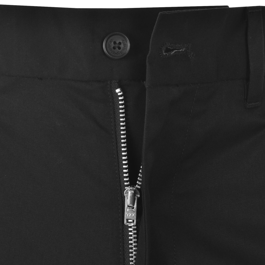 Image number 5 for Fred Perry Slim Fit Twill Trousers Black