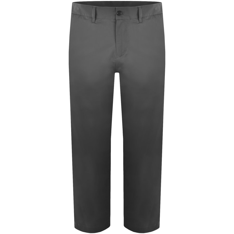 Image number 2 for Fred Perry Slim Fit Twill Trousers Grey