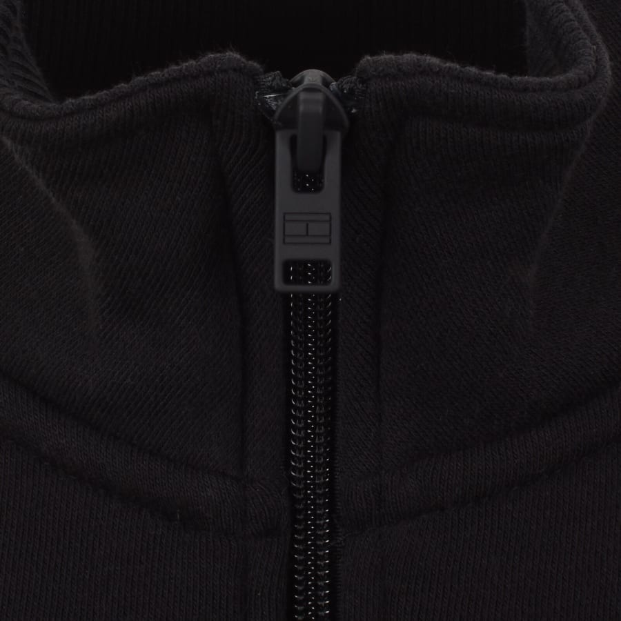 Image number 4 for Tommy Jeans Quarter Zip Sweatshirt Black
