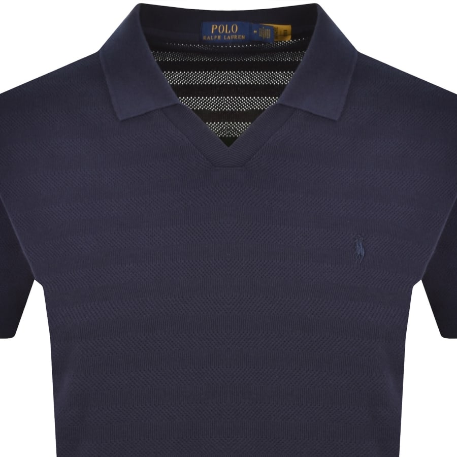 Image number 2 for Ralph Lauren Knit Polo Navy