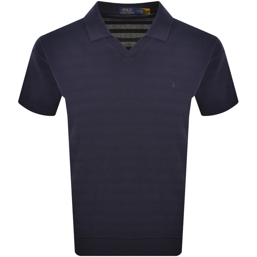 Image number 1 for Ralph Lauren Knit Polo Navy