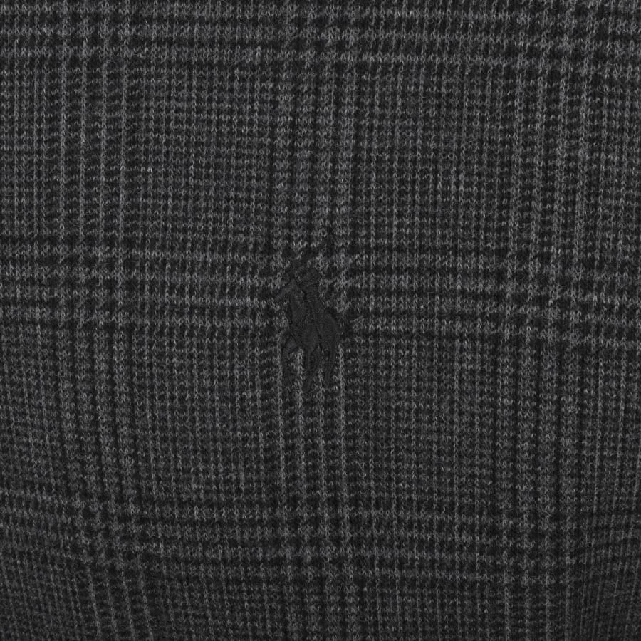 Image number 3 for Ralph Lauren Long Sleeve Half Zip Sweatshirt Grey