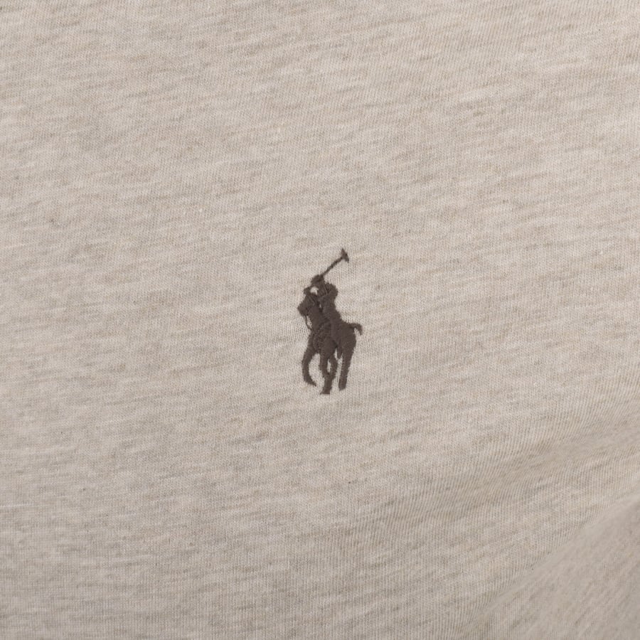 Image number 3 for Ralph Lauren Long Sleeve Slim Fit T Shirt Beige