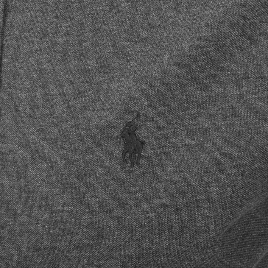 Image number 3 for Ralph Lauren Featherweight Mesh Shirt Grey