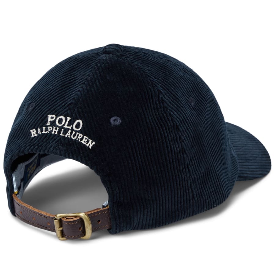 Image number 3 for Ralph Lauren Corduroy Baseball Cap Navy