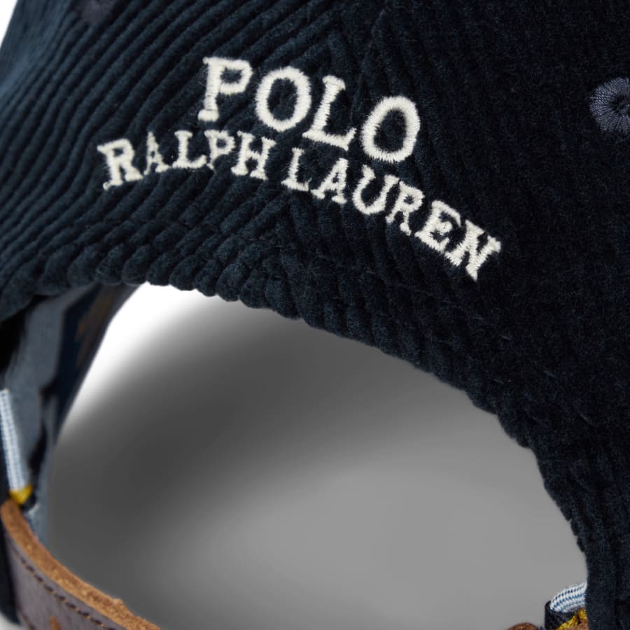 Image number 4 for Ralph Lauren Corduroy Baseball Cap Navy