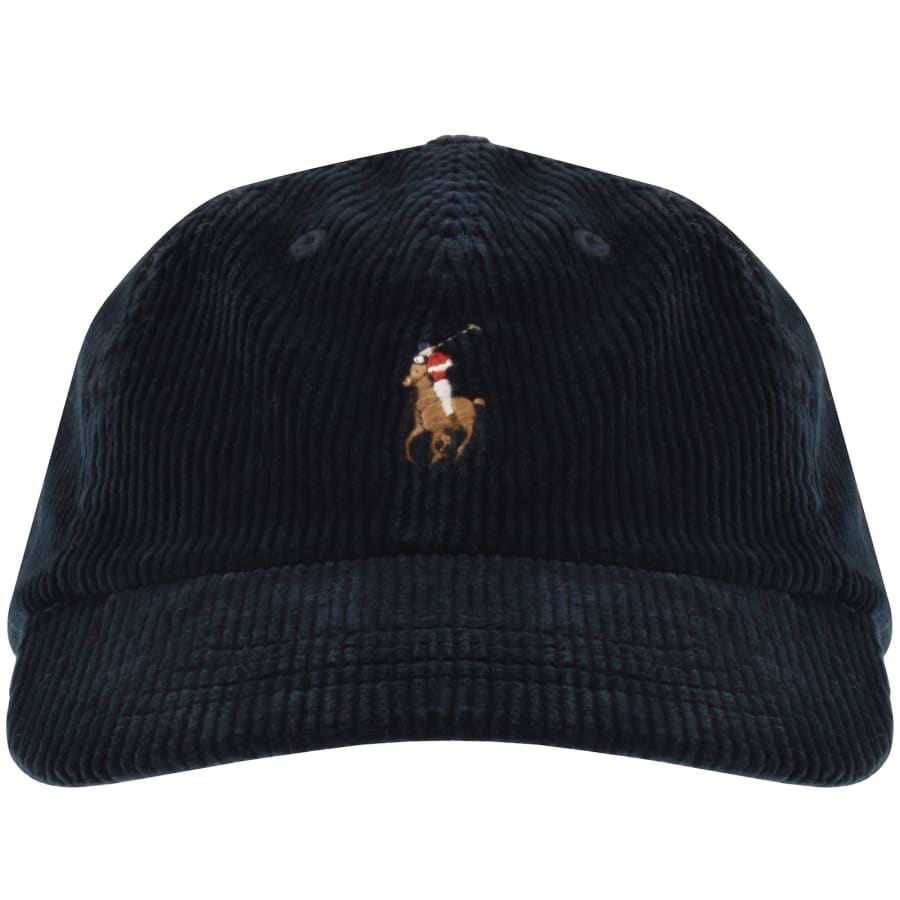 Image number 1 for Ralph Lauren Corduroy Baseball Cap Navy