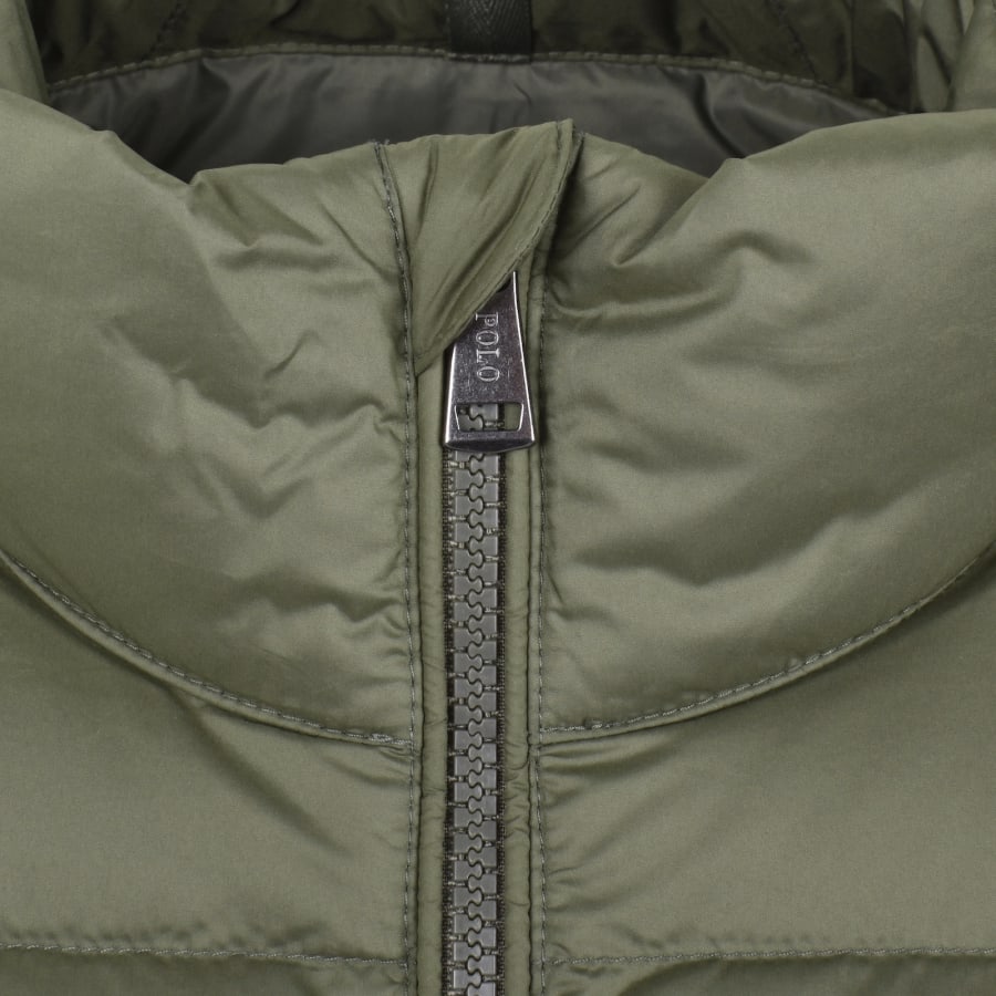Image number 4 for Ralph Lauren Down Puffer Jacket Green