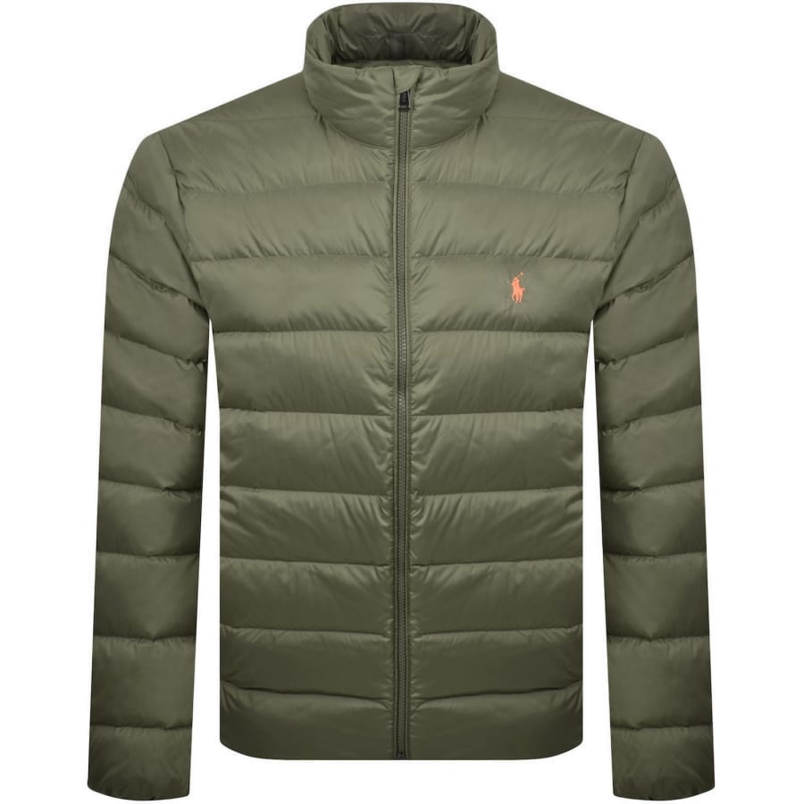 Image number 1 for Ralph Lauren Down Puffer Jacket Green