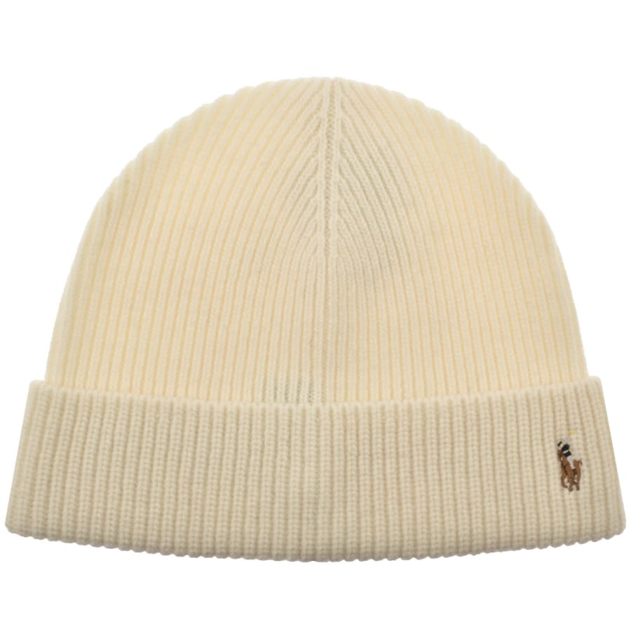 Image number 1 for Ralph Lauren Beanie Hat Cream