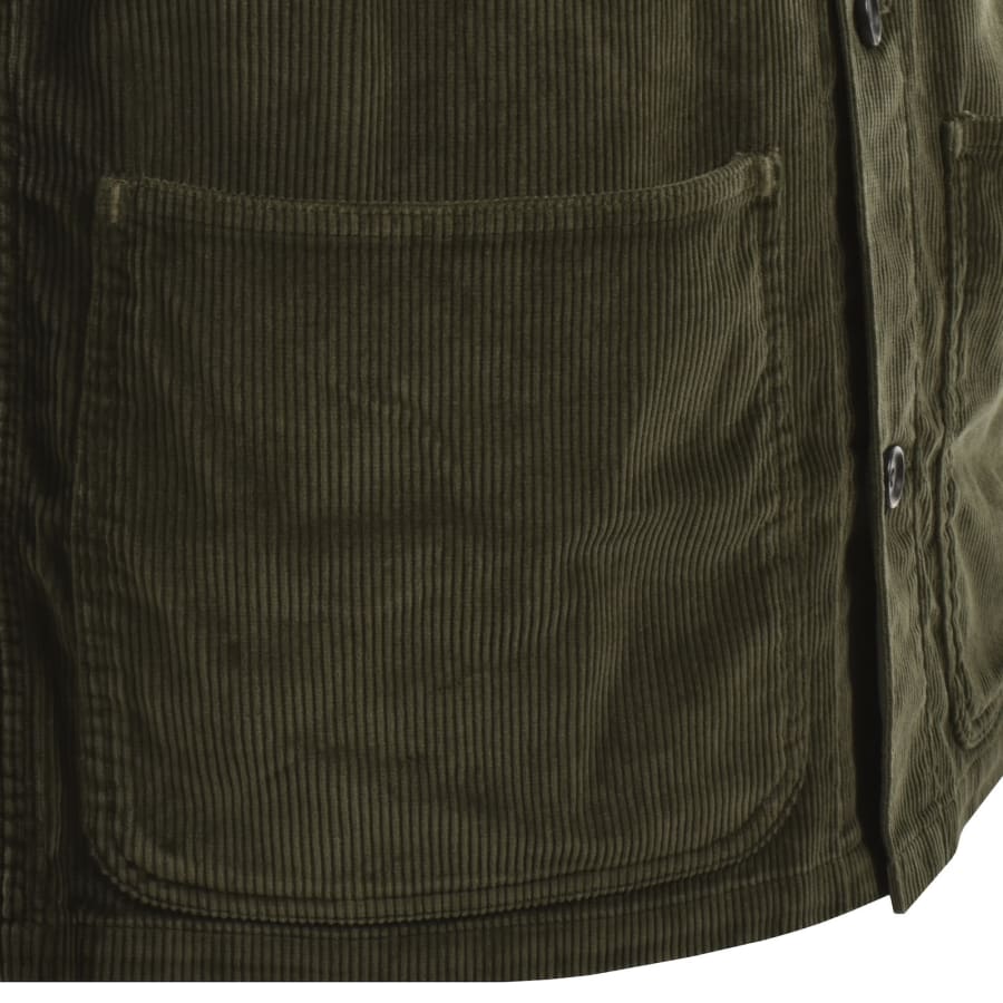Image number 5 for Ralph Lauren Corduroy Overshirt Green