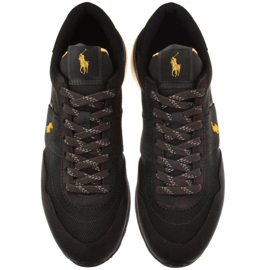 Image number 3 for Ralph Lauren Train 89 Trainers Black
