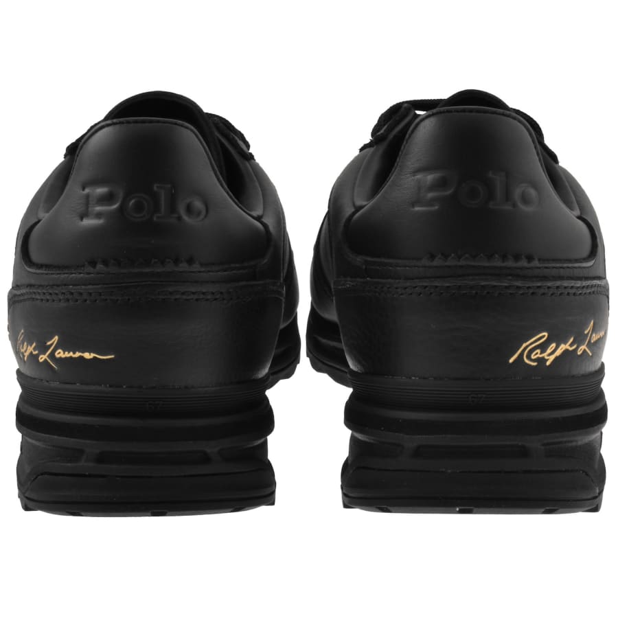 Image number 2 for Ralph Lauren Varick Trainers Black