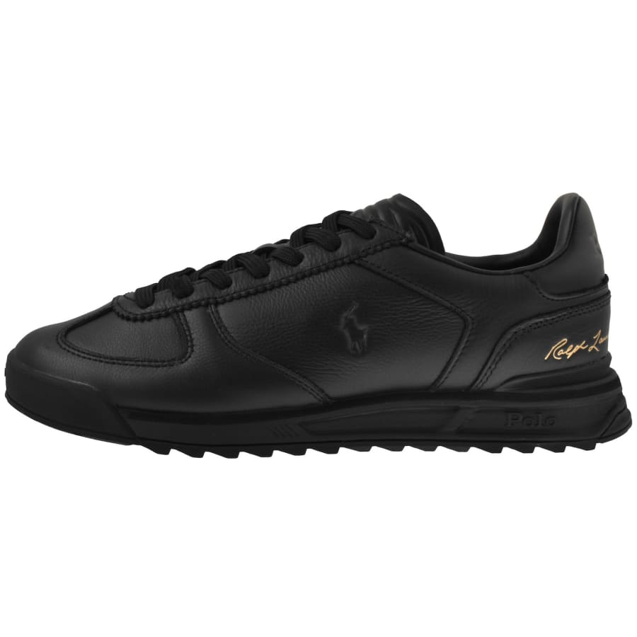 Image number 1 for Ralph Lauren Varick Trainers Black