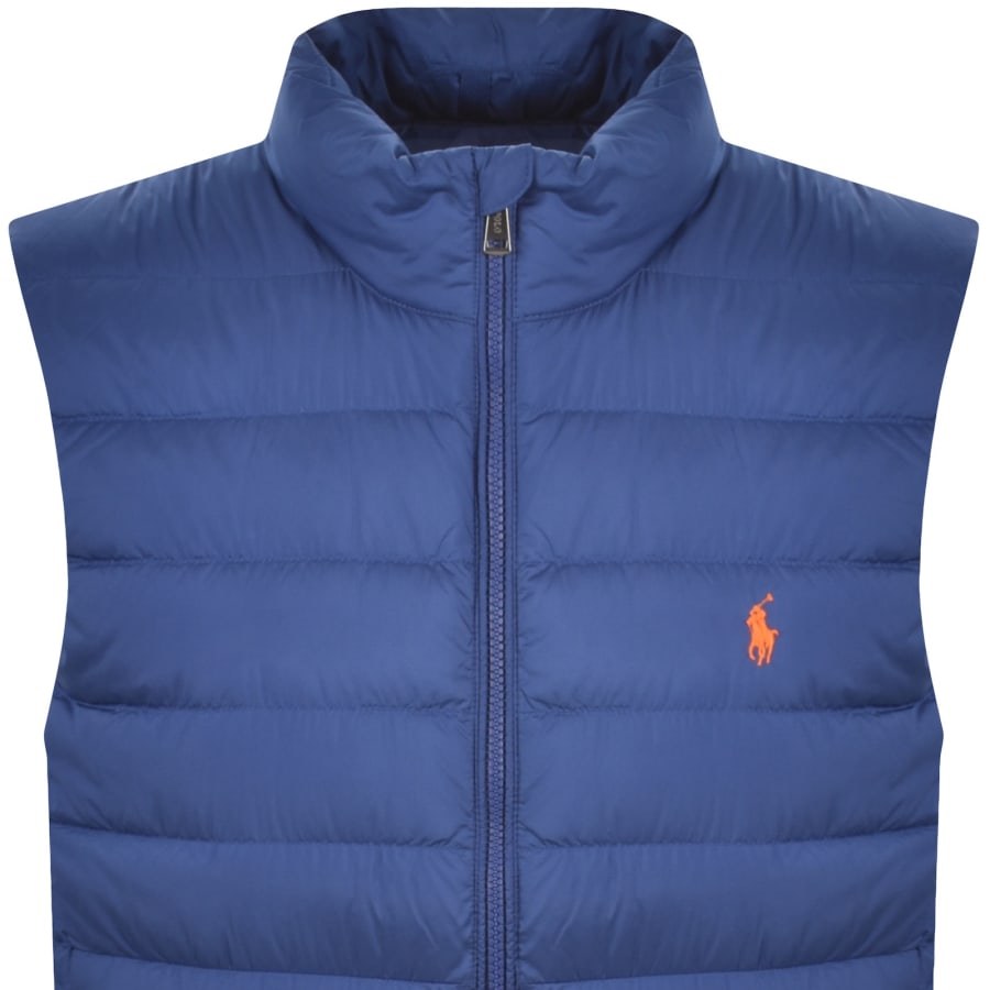 Image number 2 for Ralph Lauren Down Puffer Gilet Blue