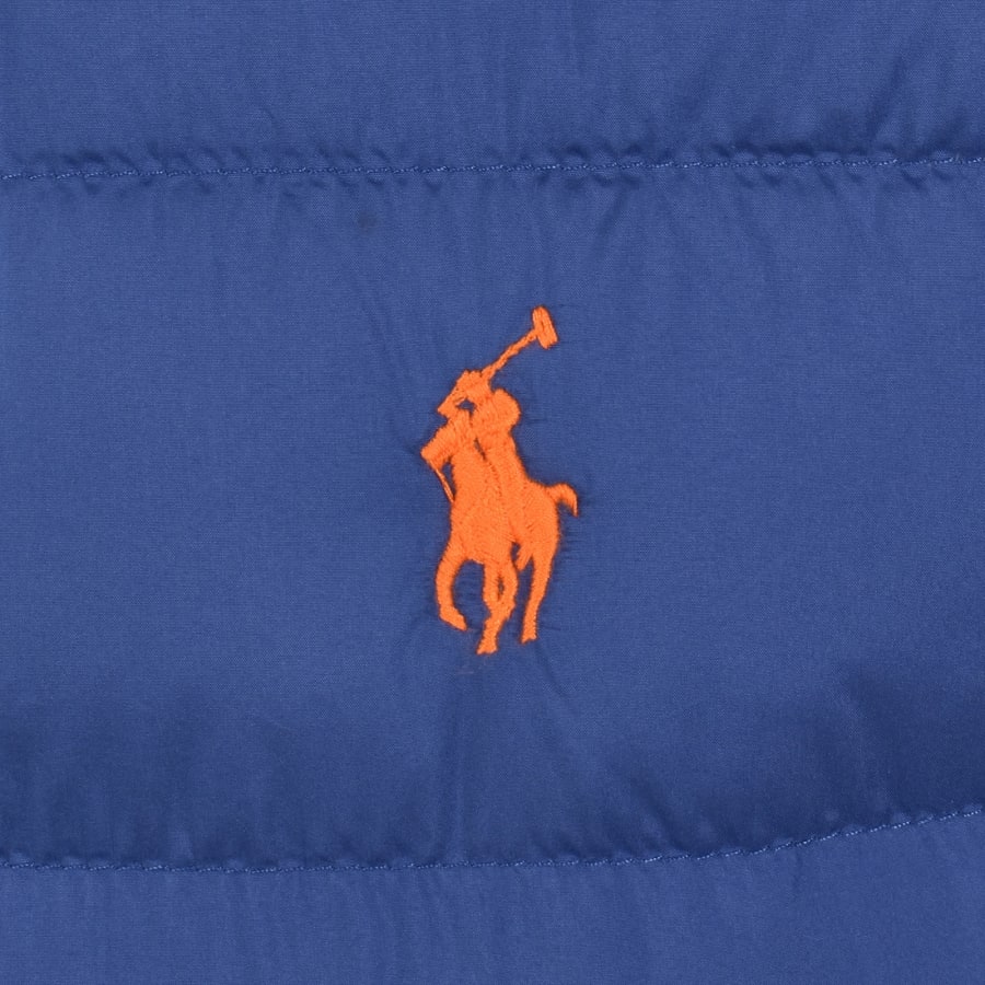 Image number 3 for Ralph Lauren Down Puffer Gilet Blue