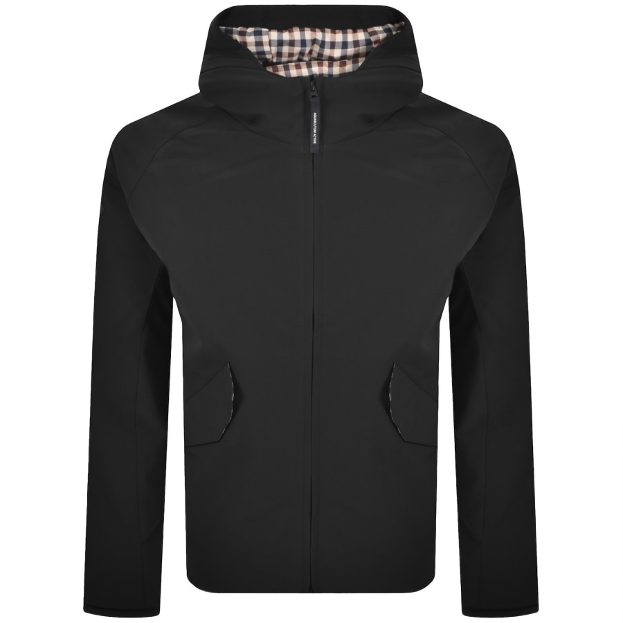 Image number 2 for Aquascutum Shell Short Parka Black