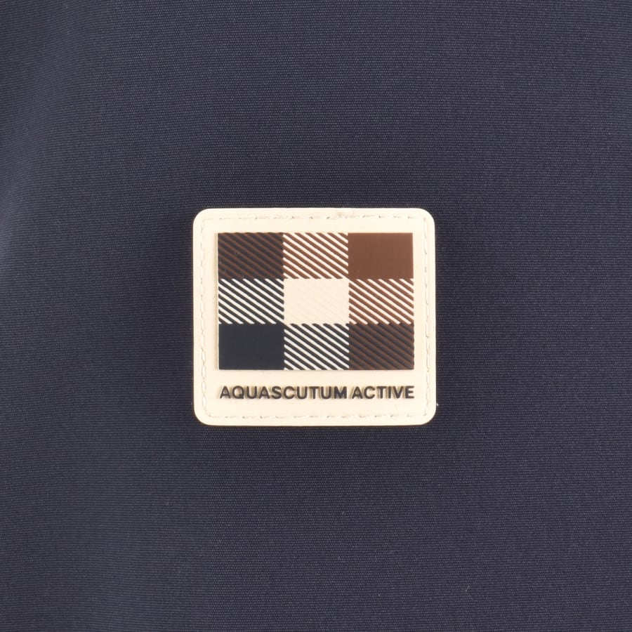 Image number 3 for Aquascutum Shell Short Parka Navy