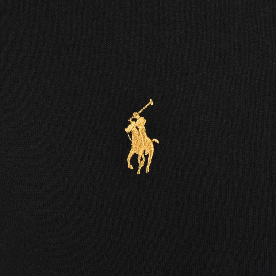 Image number 3 for Ralph Lauren Quarter Zip Sweatshirt Black