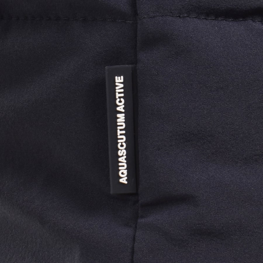 Image number 4 for Aquascutum Hooded Puffer Jacket Navy