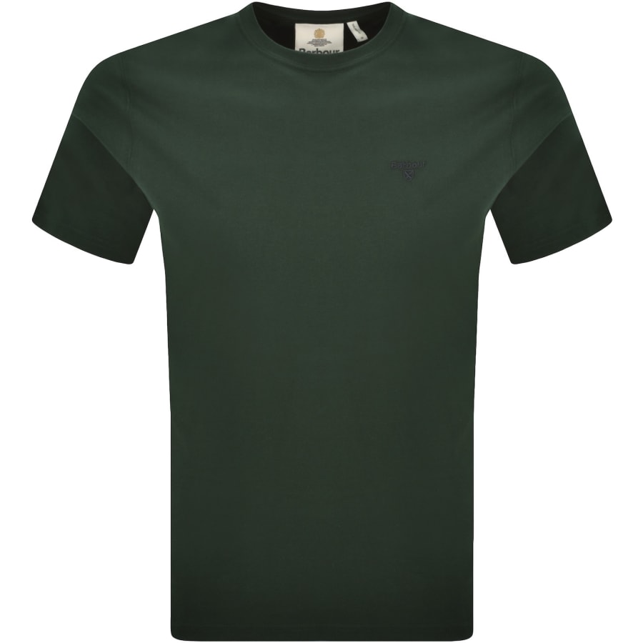 Image number 1 for Barbour Sports T Shirt Green
